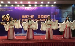 杭州浩田装集团年会节目现场